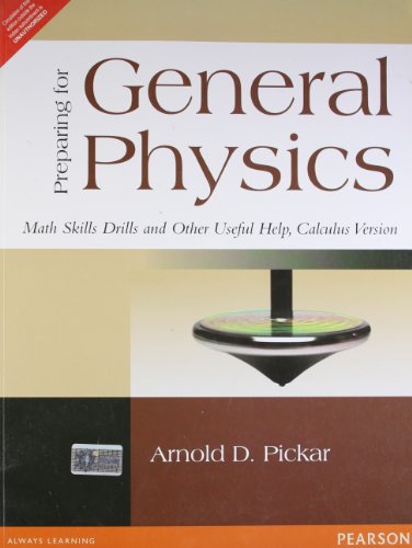 9788131763278: Preparing for General Physics: Math Skills Drills and Other Useful Help, Calculus Version