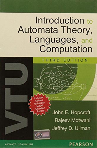 9788131764619: Introduction to Automata Theory, Languages and Computation, 3/e: For VTU