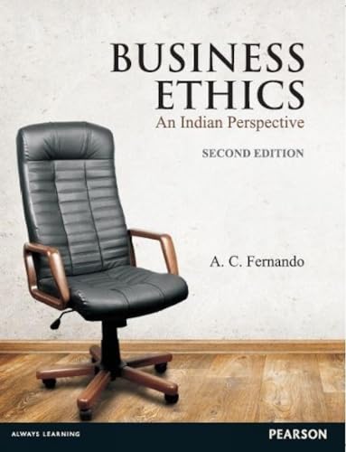 Beispielbild fr Business Ethics: An Indian Perspective zum Verkauf von dsmbooks