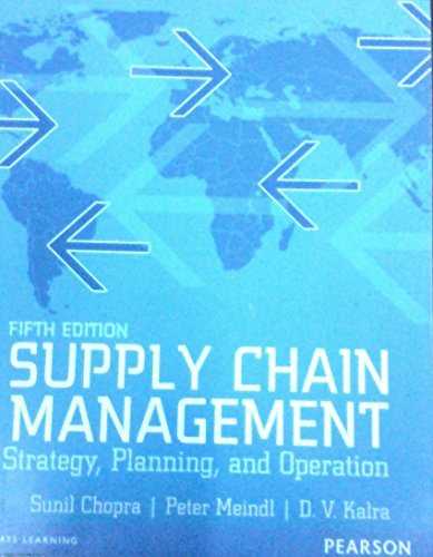 Beispielbild fr Supply Chain Management 5e zum Verkauf von ThriftBooks-Atlanta