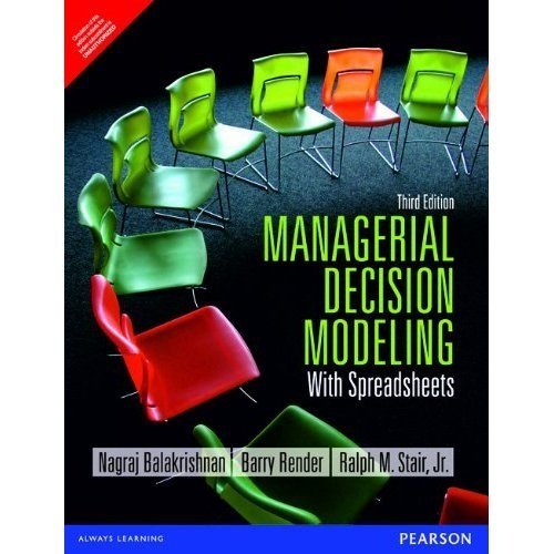 Imagen de archivo de Managerial Decision Modeling with Spreadsheets a la venta por ThriftBooks-Atlanta