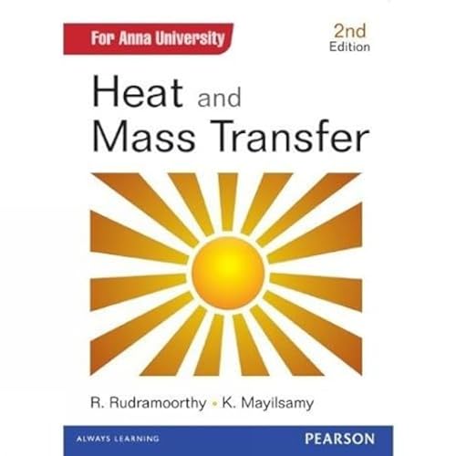 Beispielbild fr Heat and Mass Transfer: Anna-USDP zum Verkauf von Blackwell's