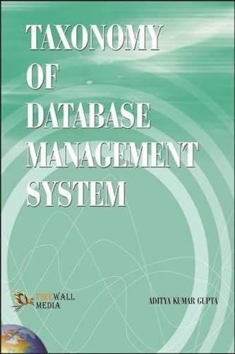 Imagen de archivo de Taxonomy of Database Management System a la venta por Books Puddle