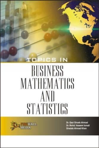 9788131803042: Topics in Business Mathematics and Statistics