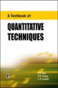 9788131803189: A Textbook of Quantitive Techniques