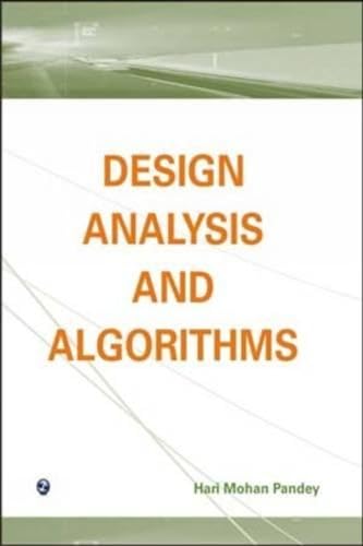 9788131803349: Design Analysis and Algorithms