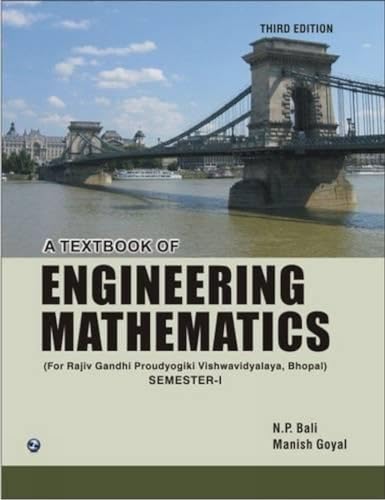 9788131805473: Textbook of Engineering Mathematics (RGPV, Bhopal) Sem-I