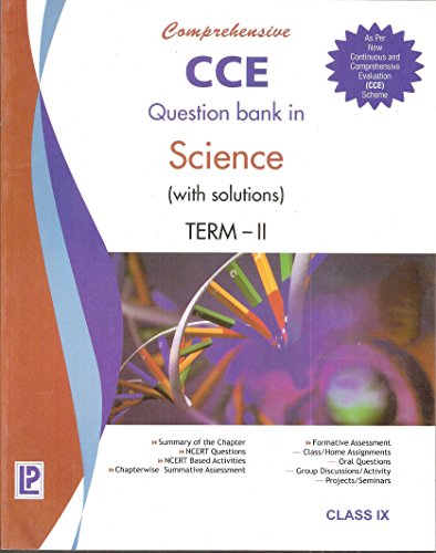 Imagen de archivo de Comprehensive CCE Question Bank in Science (With solutions) Term-II Class IX a la venta por Books Puddle