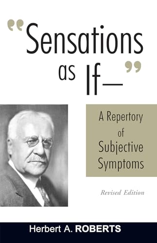 Stock image for Sensations As If: A Repertory of Subjective Symptoms for sale by HPB-Emerald