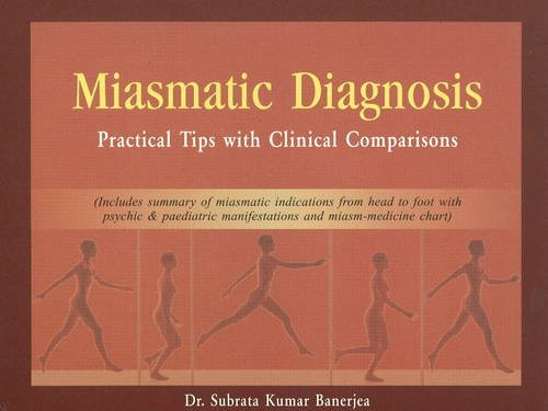 Beispielbild fr Miasmatic Diagnosis Practical Tips With Clinical Comparisons: Includes Summary of Miasmatic Indications from Head to Foot With Phychic and Paedeatric Manifestations and Miasm Medicine Chart zum Verkauf von MusicMagpie