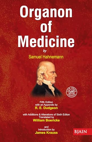 Stock image for Organon of Medicine for sale by Majestic Books