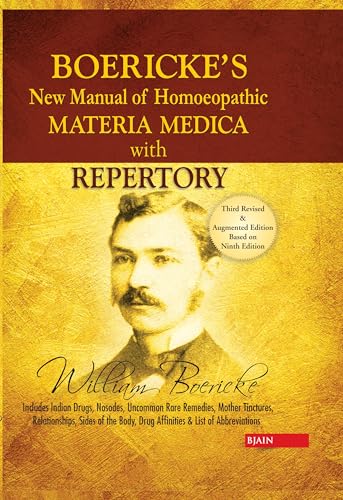 9788131901847: Boericke's New Manual of Homeopathic Materia Medica with Repertory