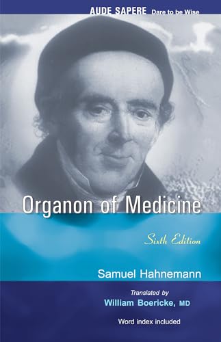 Stock image for Organon of Medicine: With Word Index for sale by GF Books, Inc.