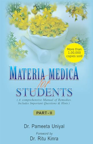 9788131902332: Materia Medica for Students: A Comprehensive Manual of Remedies: Includes Important Question & Hints