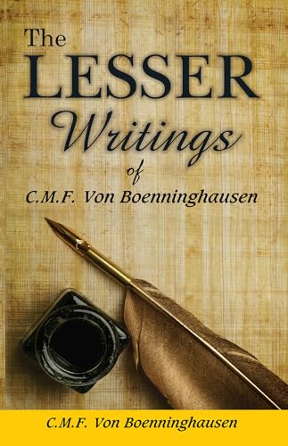 Stock image for Lesser Writings of C. M. F. von Boenninghausen for sale by Kennys Bookstore