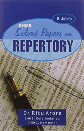 Beispielbild fr B. Jain's B.h.m.s. Solved Papers on Repertory zum Verkauf von Kennys Bookstore