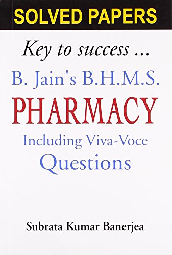 9788131906125: B Jain's Bhms Solved Papers on Pharmacy