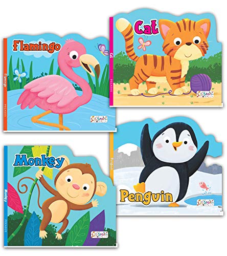 Stock image for Set of 4 Lovely Animal Shaped Board Books for sale by Bookmonger.Ltd