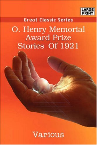 9788132008606: O. Henry Memorial Award Prize Stories of 1921