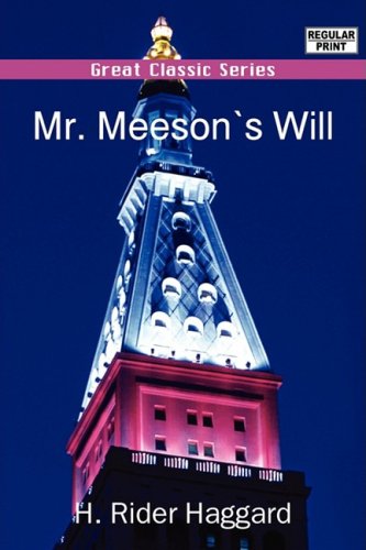 9788132029502: Mr. Meeson's Will