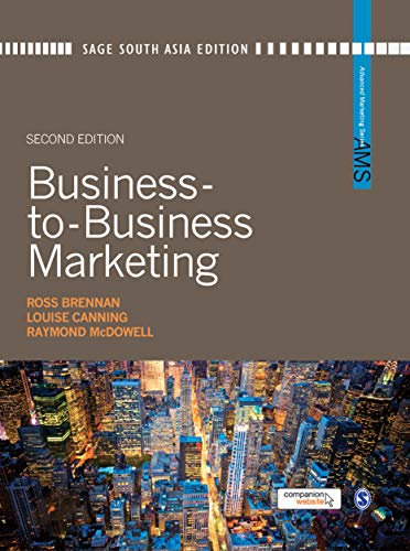 Beispielbild fr BUSINESS-TO-BUSINESS MARKETING zum Verkauf von medimops