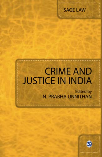 Stock image for Crime and Justice in India (SAGE Law) for sale by HPB Inc.