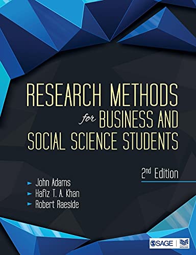 Stock image for Research Methods for Business and Social Science Students for sale by Big Bill's Books