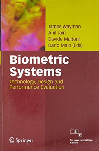 Beispielbild fr Biometric Systems: Technology Design And Performance Evaluation zum Verkauf von Books in my Basket