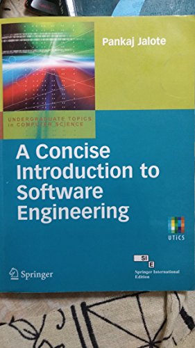 Stock image for A Concise Introduction To Software Engineering for sale by dsmbooks
