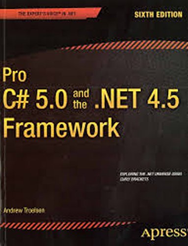 9788132209652: Pro C# 5.0 And The .Net 4.5 Framework