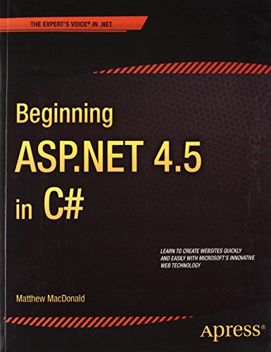 9788132210054: Beginning ASP.NET 4.5 in C#