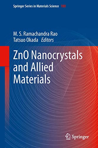 Beispielbild fr ZnO Nanocrystals and Allied Materials zum Verkauf von Buchpark