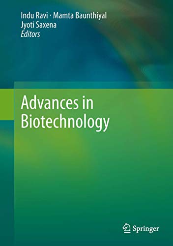 9788132215530: Advances in Biotechnology