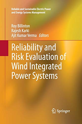 9788132217466: Reliability and Risk Evaluation of Wind Integrated Power Systems
