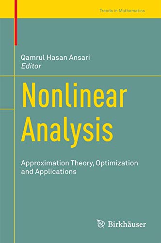 9788132218821: Nonlinear Analysis: Approximation Theory, Optimization and Applications (Trends in Mathematics)