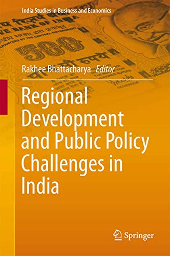 Beispielbild fr Regional Development and Public Policy Challenges in India zum Verkauf von Buchpark