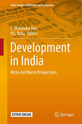 Stock image for Development in India. Micro and Macro Perspectives. for sale by Gast & Hoyer GmbH