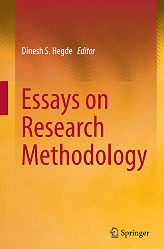 Stock image for Essays on Research Methodology for sale by Ria Christie Collections