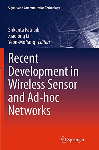 9788132235019: Recent Development in Wireless Sensor and Ad-hoc Networks