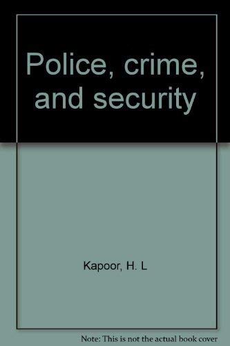 Imagen de archivo de Police, Crime and Security a la venta por Books Puddle