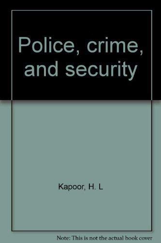 Stock image for Police, Crime and Security for sale by Books Puddle