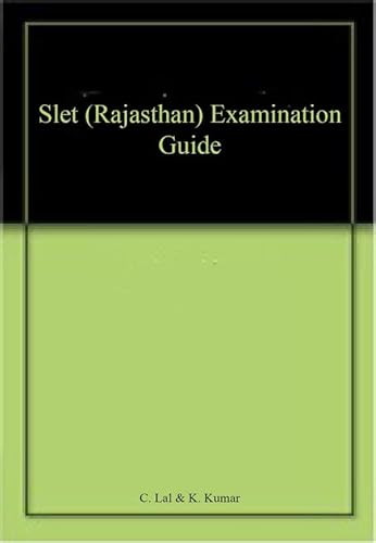Stock image for Slet (Rajasthan) Examination Guide for sale by Books Puddle