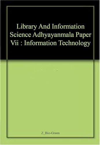 Beispielbild fr Information Technology, Paper-VII zum Verkauf von Books Puddle