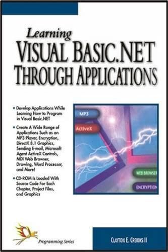 9788170083566: Learning VB Net Through Applications
