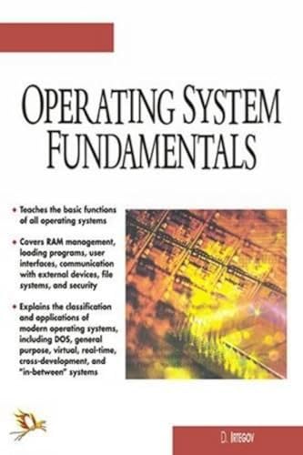 9788170086222: Operating System Fundamentals
