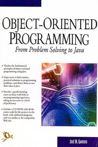 9788170086253: Object Oriented Programming from Problem Solving to Java