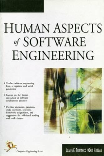 Stock image for Human Aspects of Software Engineering for sale by Majestic Books