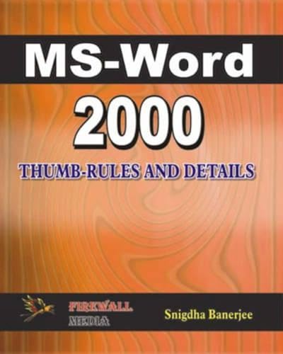 9788170087687: MS Word 2000 Thumb Rules and Details