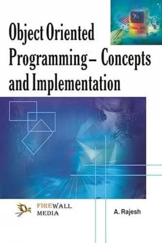 Stock image for Object Oriented Programming ? Concept & Implementations for sale by Books in my Basket