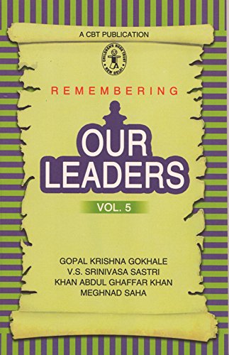 Stock image for Remembering Our Leaders Volume-5 for sale by Books Puddle